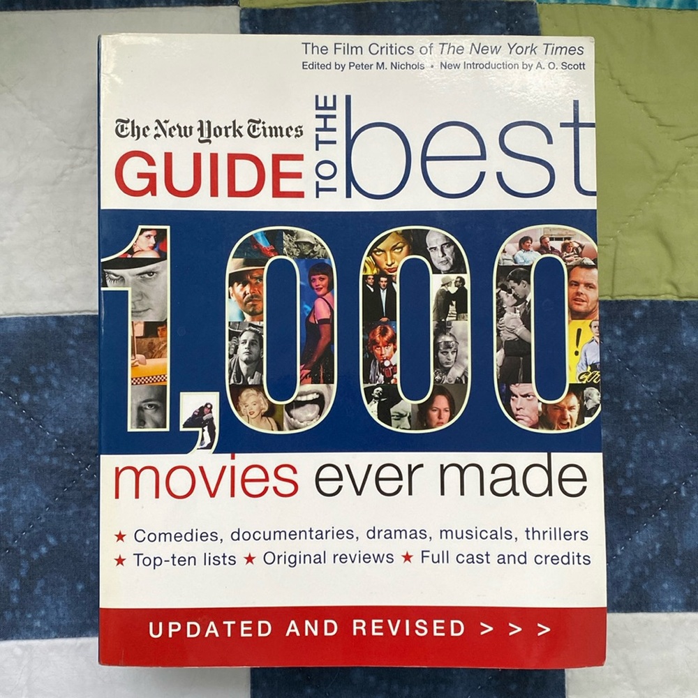 The New York Times Guide to the Best 1,000 Movies Ever Made Book